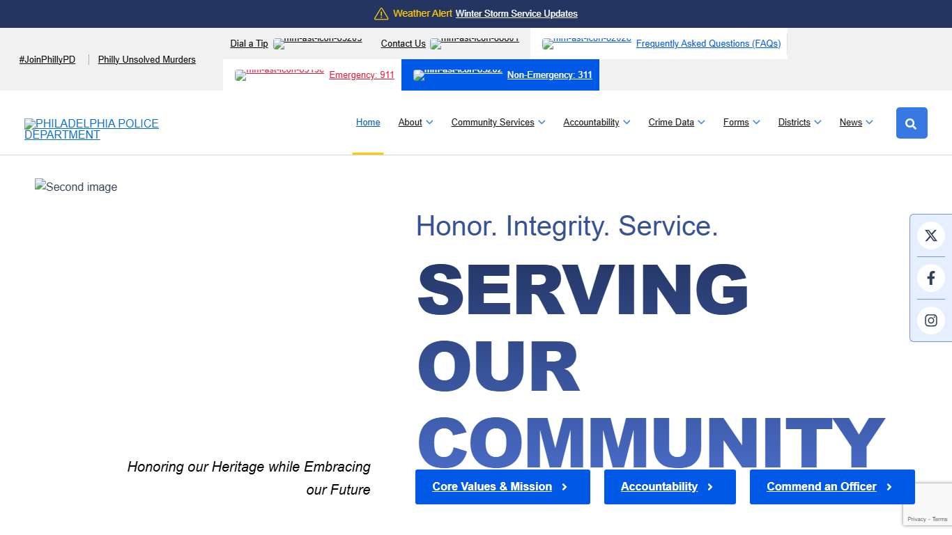 Home Philadelphia Police Department (PPD)